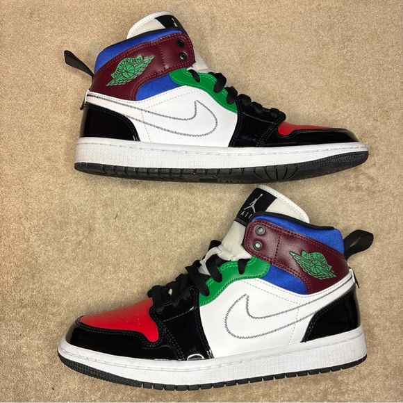 Size 8.5 - Air Jordan 1 SE Mid Multi-Color Women’s DB5454-001 - Picture 2 of 10
